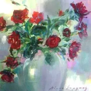 Diane Erasmus — 135. Red Roses from my Garden