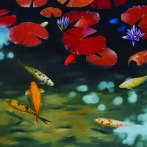 Elizabeth Balcomb — Koi Pond