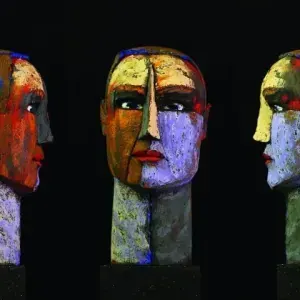 Monica van den Berg — Colourful Head