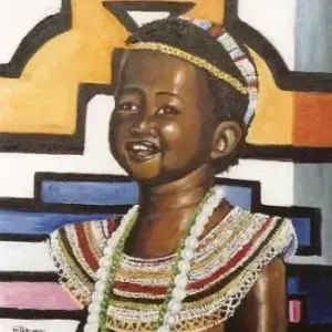Mervin Reuben — Ndebele girl