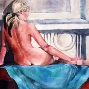Karina Behr — Nude at the Mantle