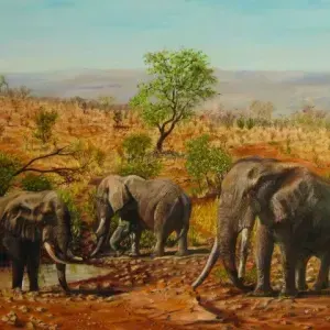 Chris Adendorff — Chris Watcham - Shingwedzi, 3rd largest of the Magnificent Seven - Kruger Park